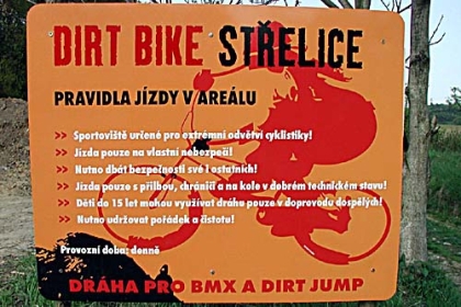 Cyklistická dráha pro BMX a DIRT JUMP